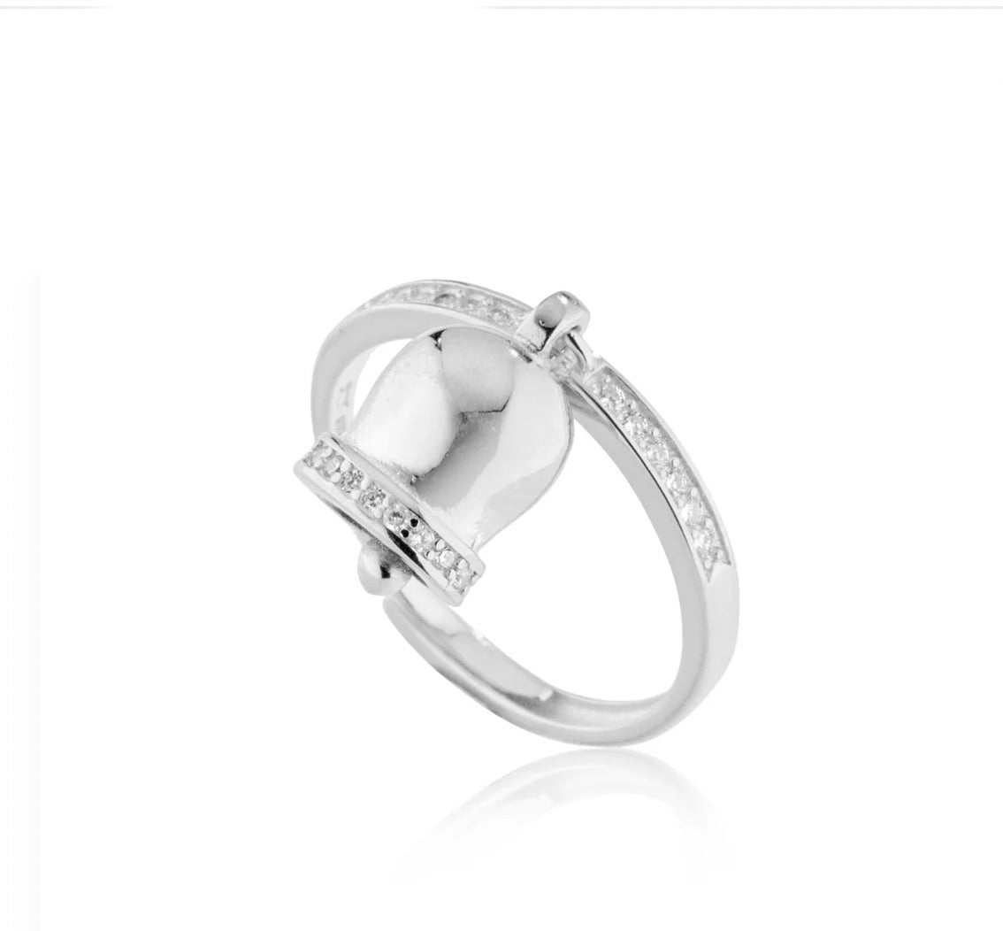 Anello donna con campanella media Le scritte dell’amore