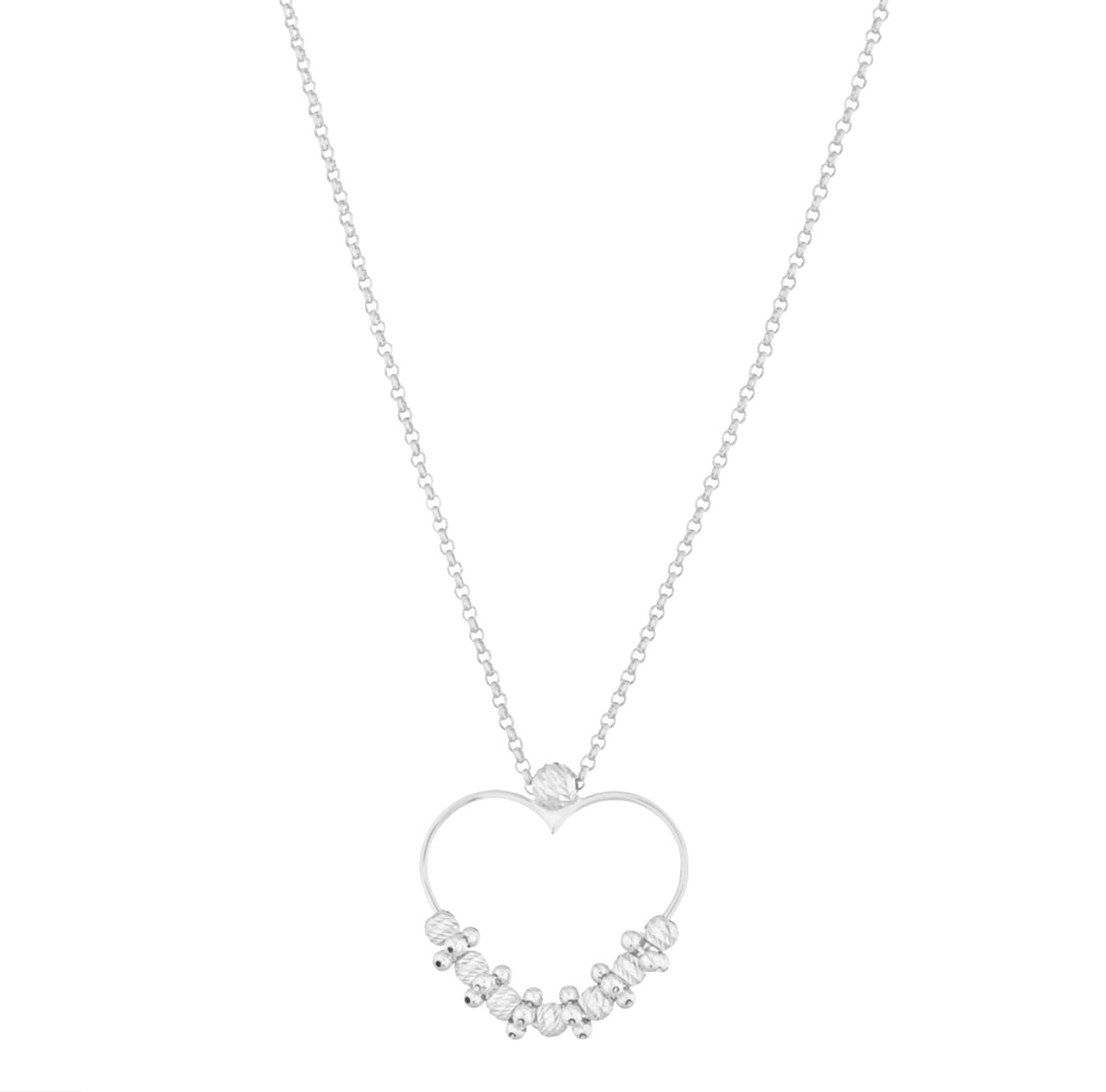 Collana donna Marcello Pane petit boules cuore