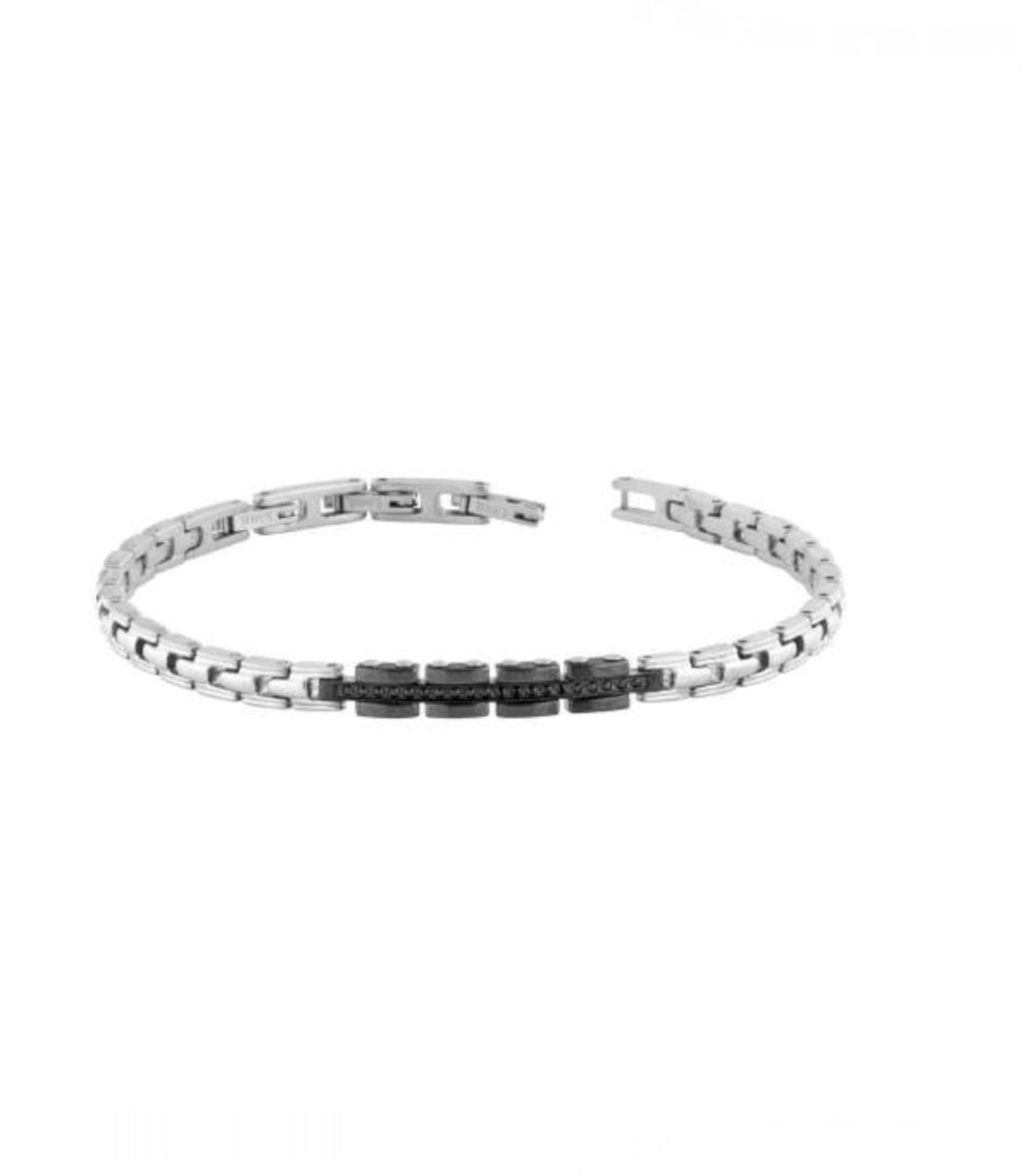 Bracciale uomo Héctor acciaio