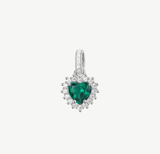 Charm argento Brosway Fancy LIFE GREEN cuoricino