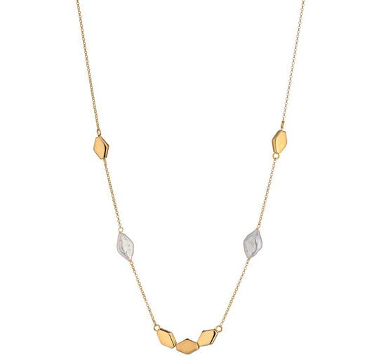 Collana donna Marcello Pane Perle romboidali