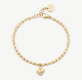 Bracciale Brosway Chakra PORTAFORTUNA quadrifoglio gold