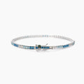 Bracciale donna Mabina con zirconi multicolor blu TENNIS CLUB