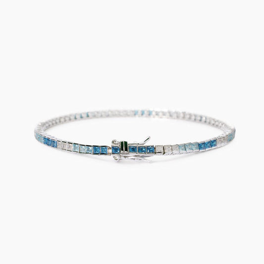 Bracciale donna Mabina con zirconi multicolor blu TENNIS CLUB