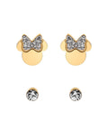 Coppia di orecchini a lobo bimba Disney Minnie gold