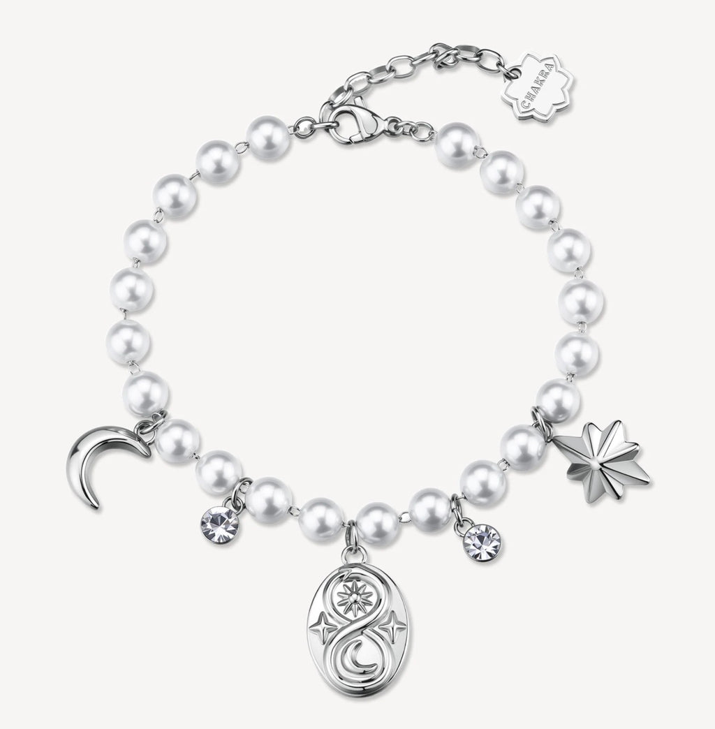 Bracciale Brosway chakra perle e charms mistici