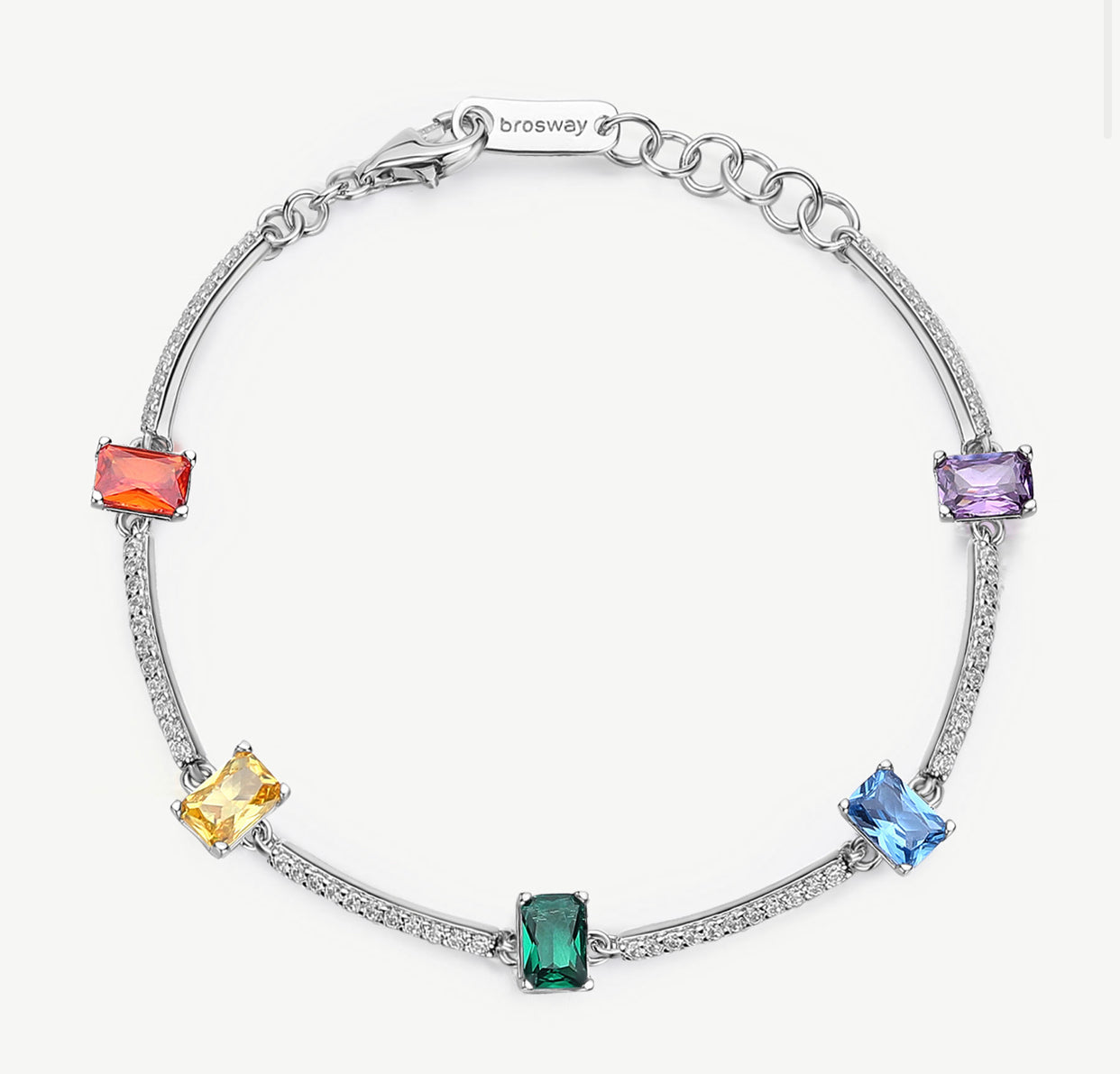 Bracciale argento  fancy JOYFUL RAINBOW