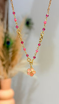 Collana Nivy donna fiore di ciliegio