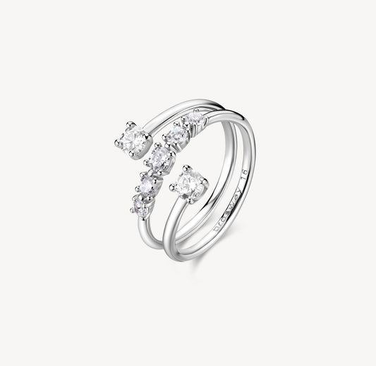 Anello Brosway Fancy Infinite white