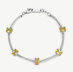 Bracciale argento Fancy Energy Yellow