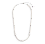 COLLANA MARLU' DONNA PERLE E ROSA IN MADREPERLA