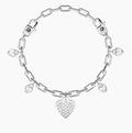 Bracciale Kidult donna regolabile con ciondolo cuore  CUORE | I LOVE YOU