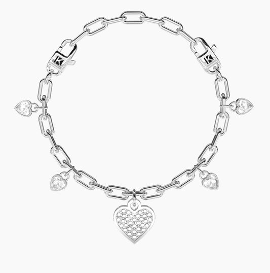 Bracciale Kidult donna regolabile con ciondolo cuore  CUORE | I LOVE YOU
