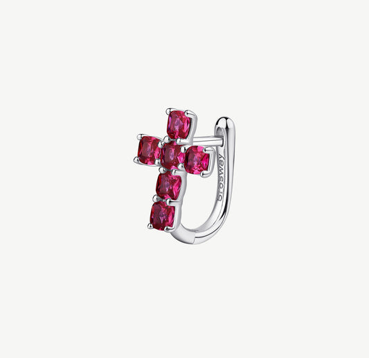 Orecchino argento Brosway Fancy PASSION RUBY