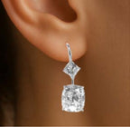 Orecchini Piti Malì donna Pendenti con doppio zircone