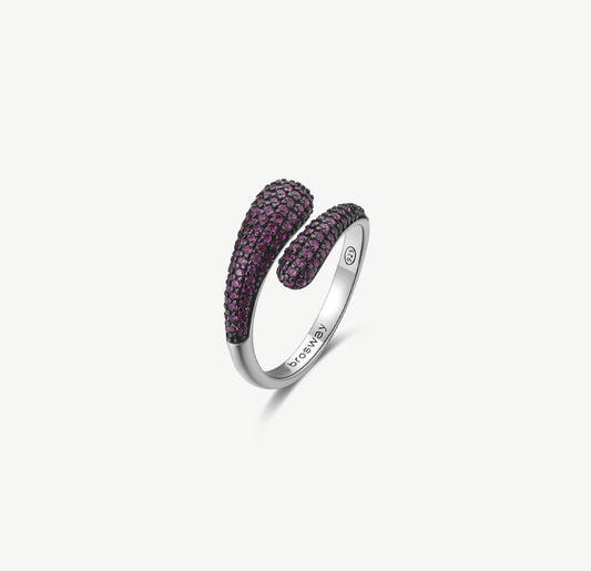 Anello argento Fancy passion ruby