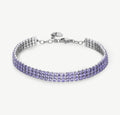 Bracciale Brosway donna Desideri tennis con zirconi viola