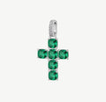 Charm argento Brosway Fancy LIFE GREEN croce