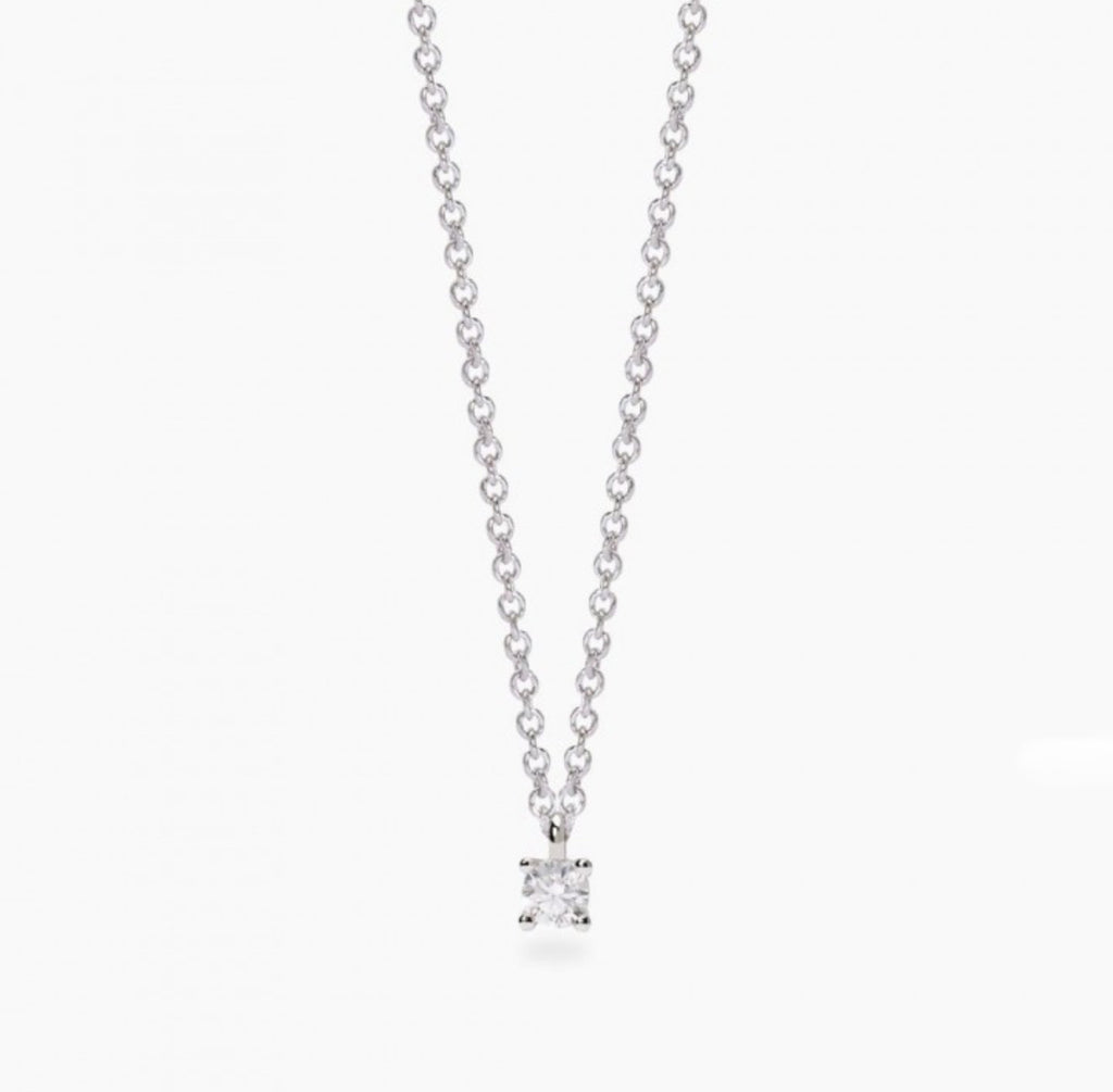 Collana Mabina donna Punto luce con diamante lab grown