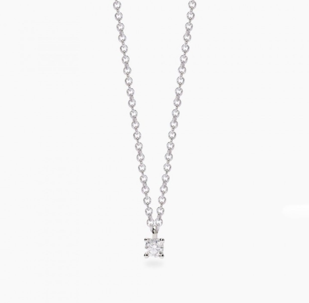 Collana Mabina donna Punto luce con diamante lab grown