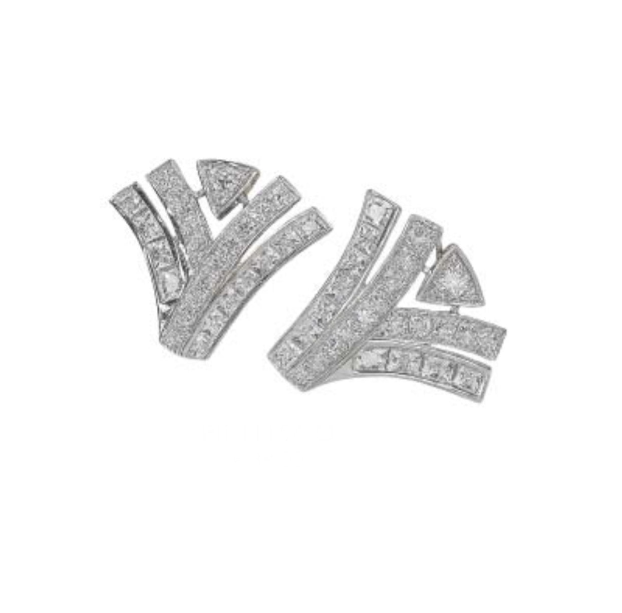 Orecchini Piti Malì donna Ventaglio zirconato