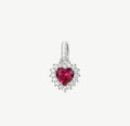 Charm argento Brosway Fancy PASSION RUBY cuoricino