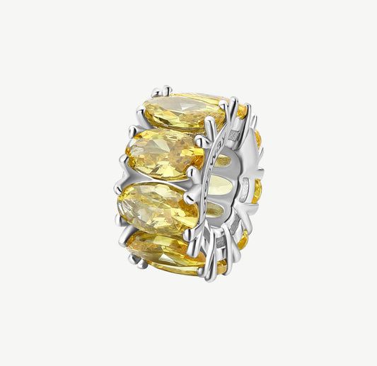 Charm argento Fancy ENERGY YELLOW