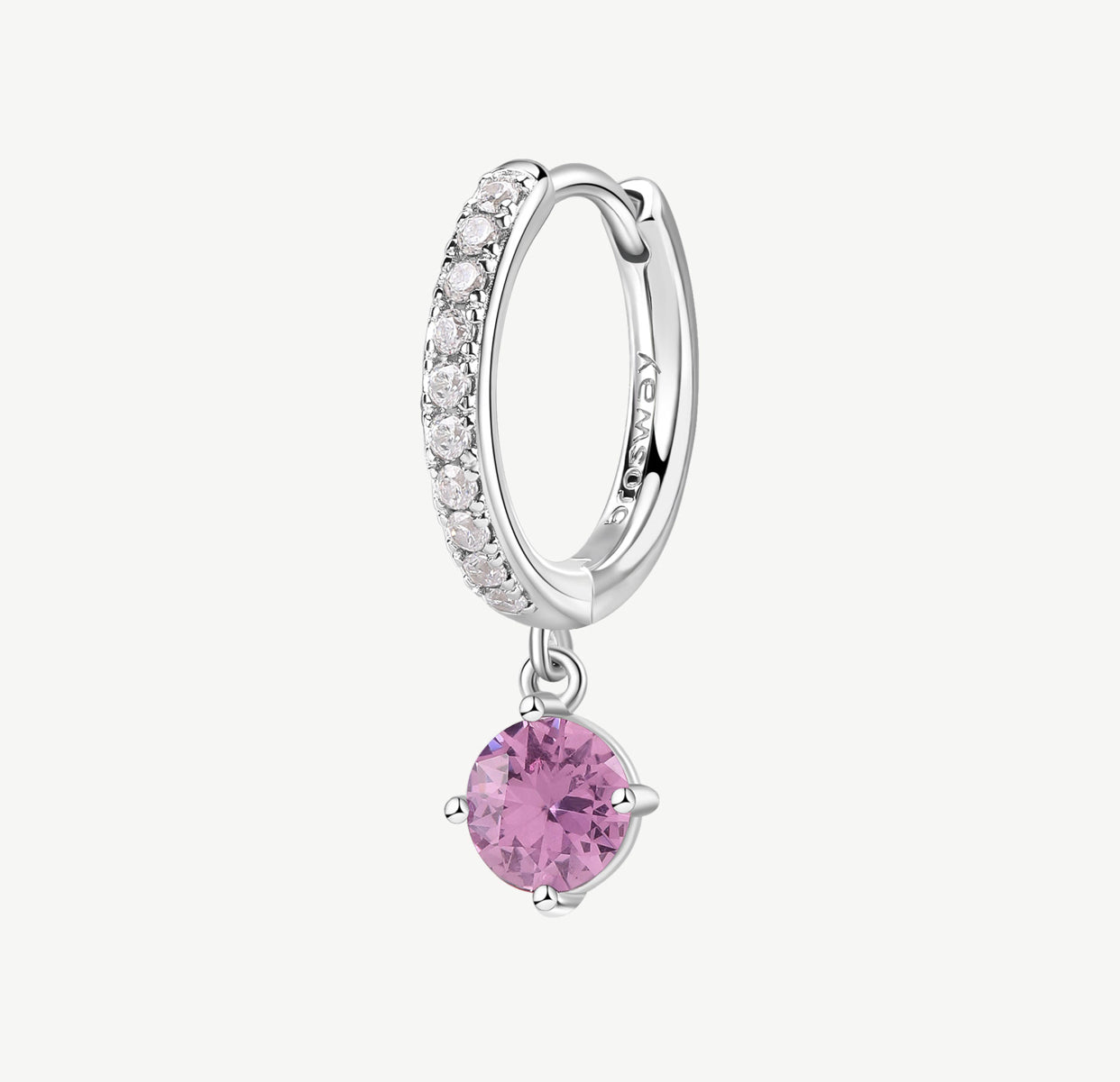 Orecchino argento Fancy VIBRANT PINK