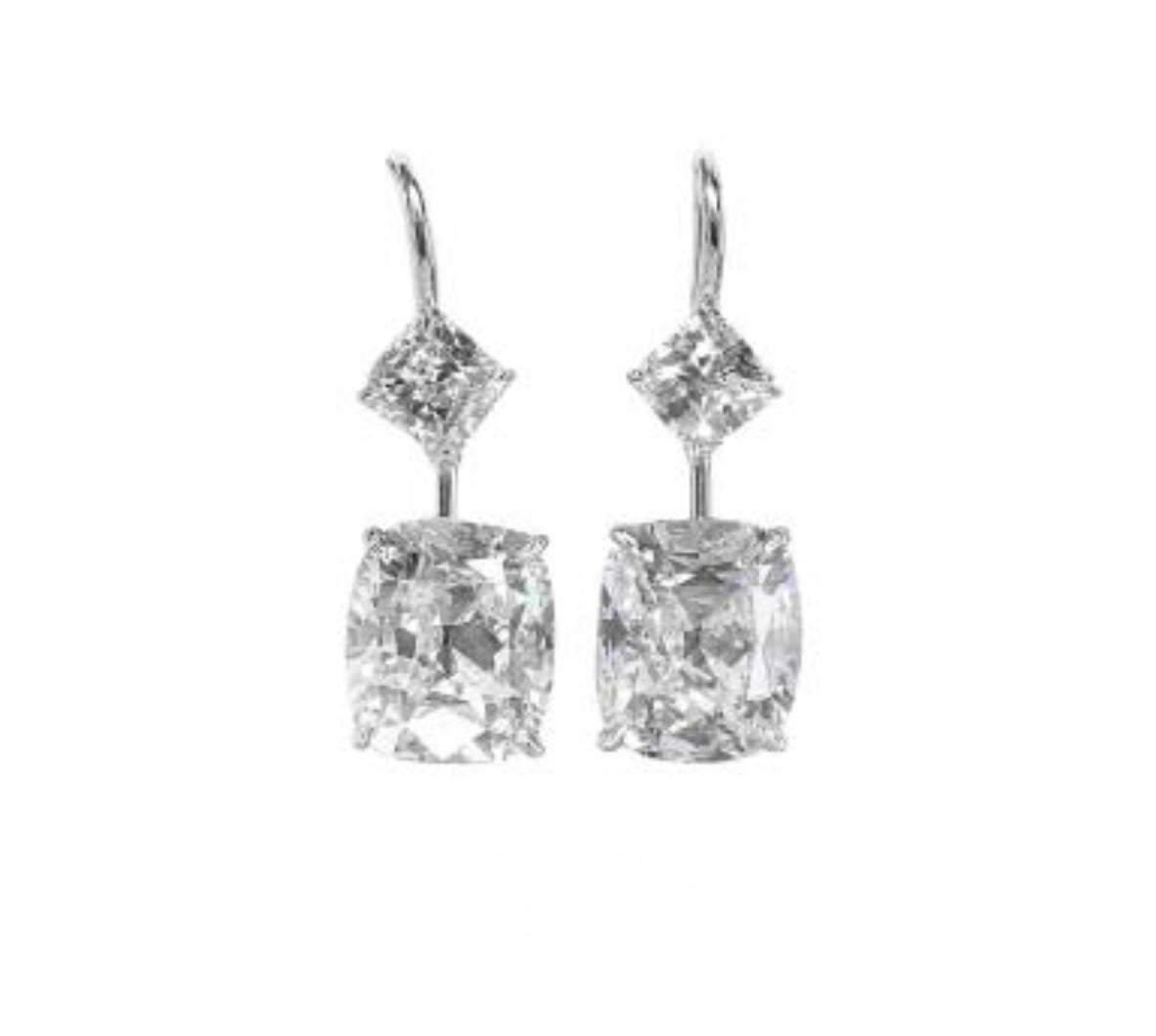 Orecchini Piti Malì donna Pendenti con doppio zircone