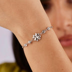 Bracciale chakra quadrifoglio