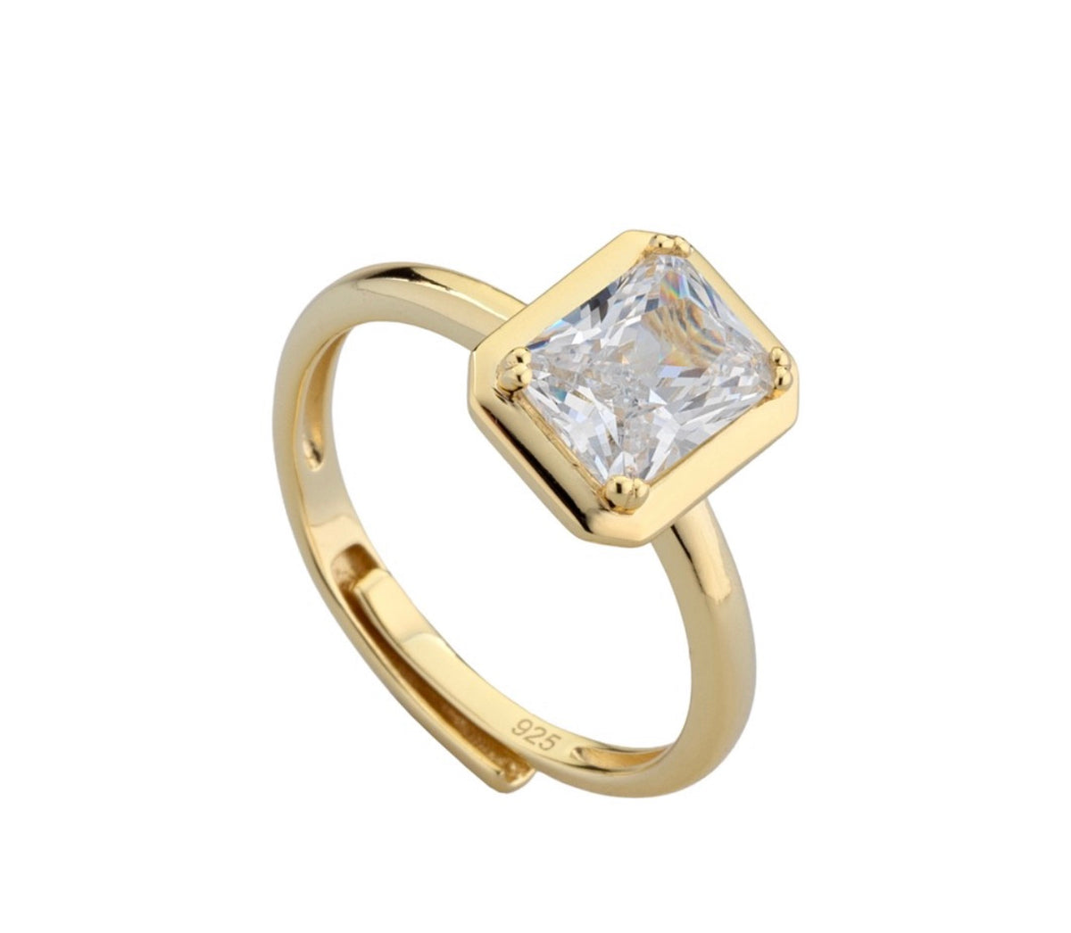 Anello Marcello Pane luxury rettangolare