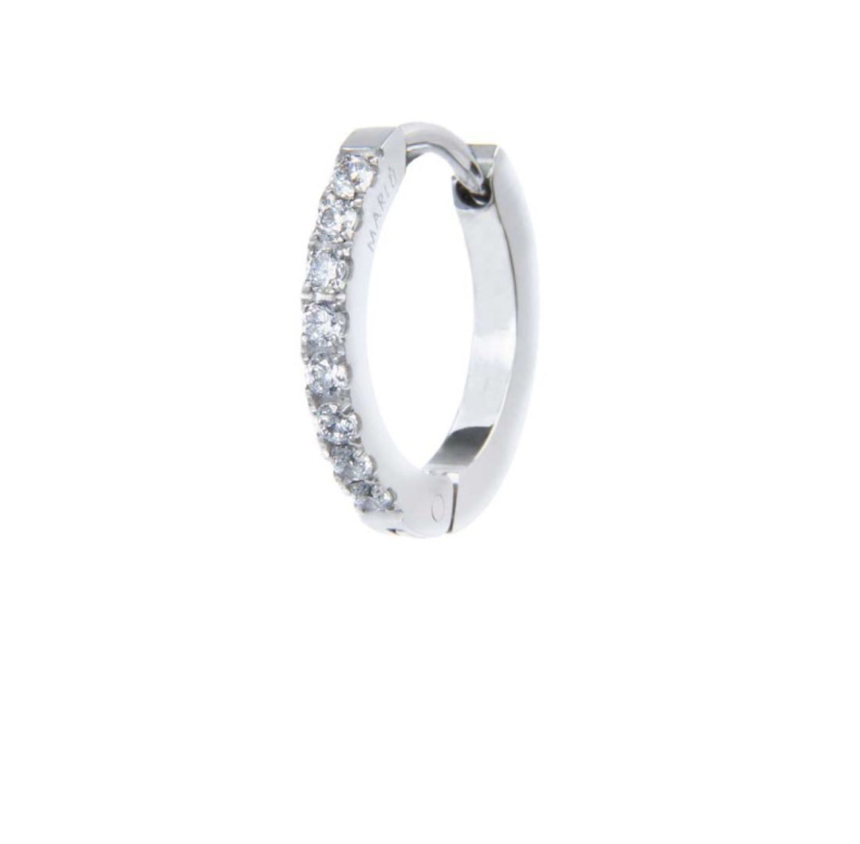 Mono orecchino Marlù a cerchio 1,6cm con zirconi