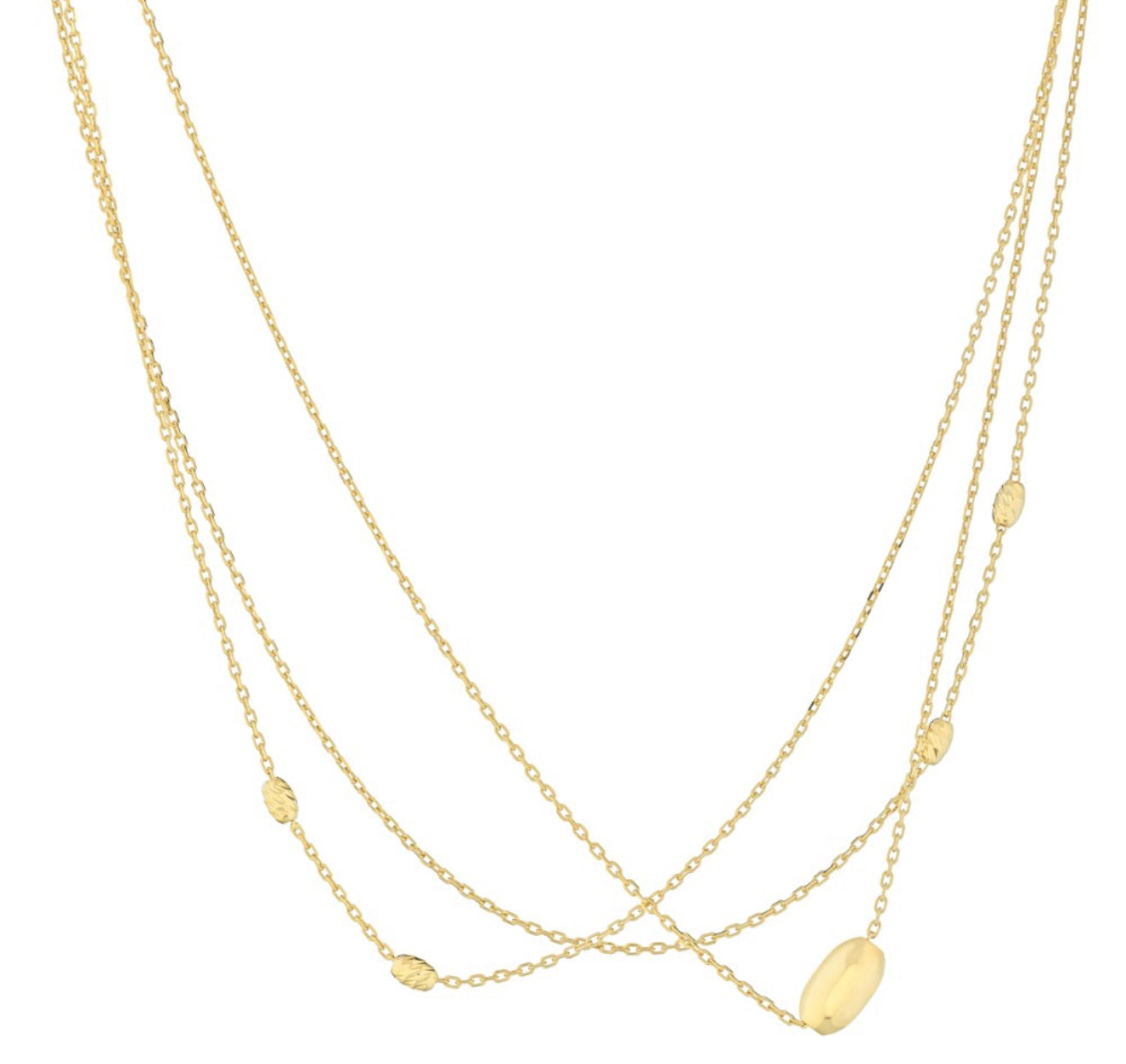 Collana Marcello Pane Sassolini Diamantati - Petite Boules