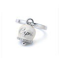 Anello donna con campanella Capri bianco  Le scritte dell’amore