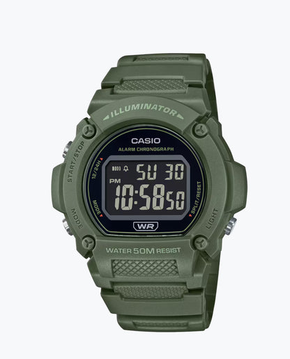 Casio Orologio Digitale in silicone Blu