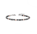 Bracciale uomo Héctor Catena Acciaio e rondelle rosè