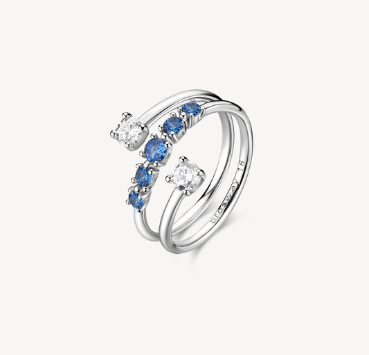 Anello argento Fancy freedom blue
