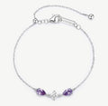 Bracciale argento Fancy magic purple