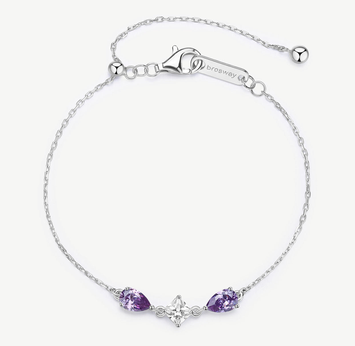 Bracciale argento Fancy magic purple