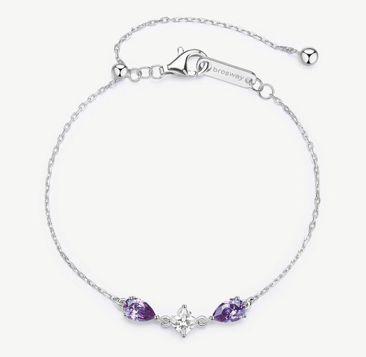 Bracciale argento Fancy magic purple