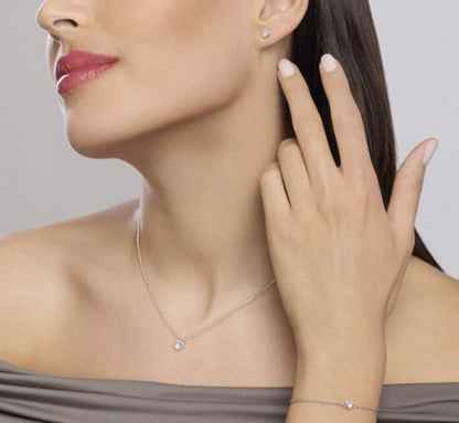 Orecchini Mabina donna My diamond cuoricini