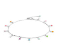 Cavigliera Marlù snake silver