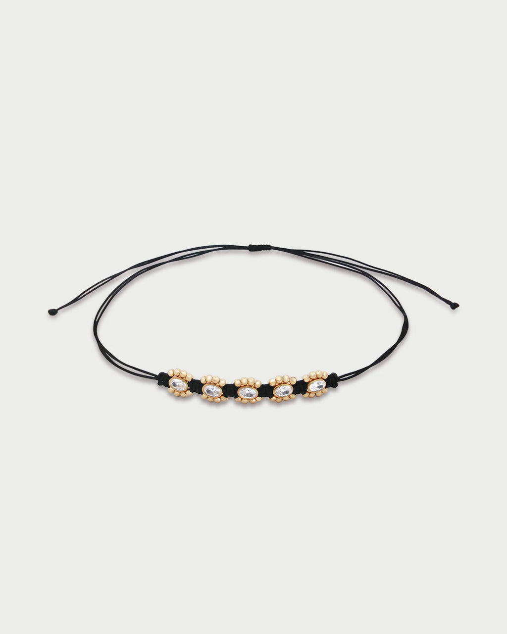 Collana Rue des Mille Alma Girocollo tessuto Daisy