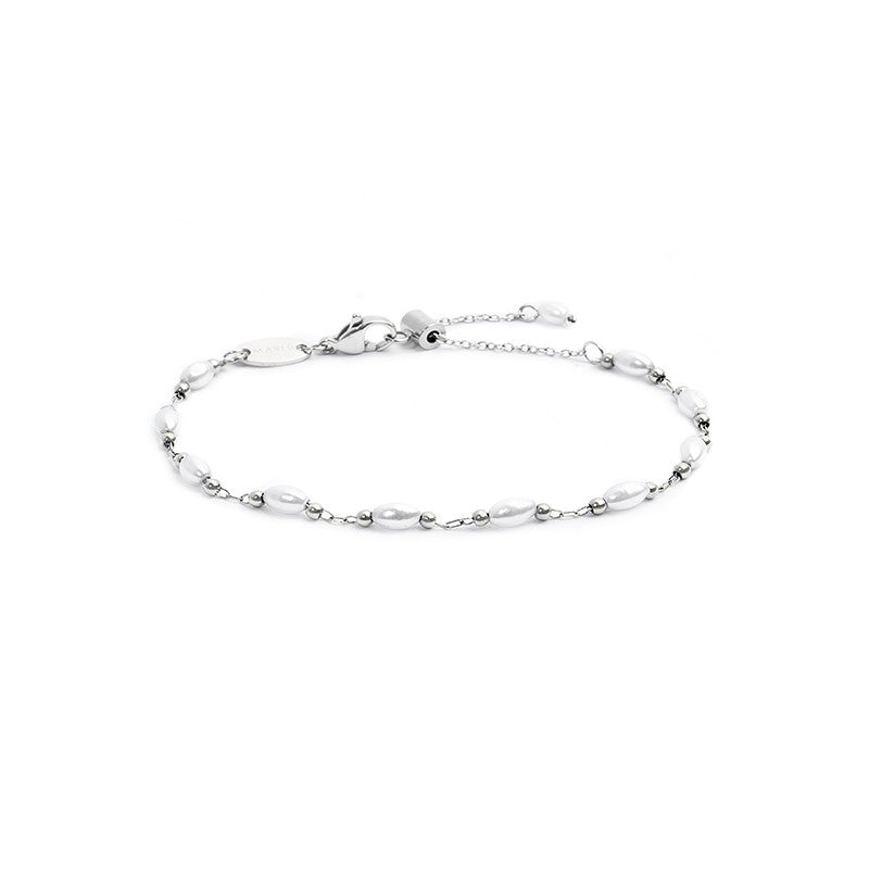 Bracciale  Marlù catena con perle irregolari
