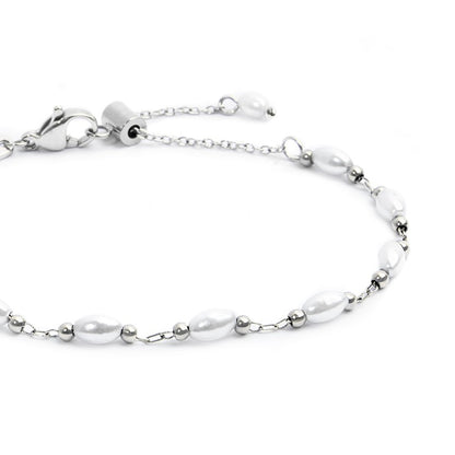 Bracciale  Marlù catena con perle irregolari