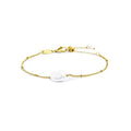 Bracciale Marlù catena grumetta con perla ovale centrale