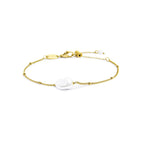 Bracciale Marlù catena grumetta con perla ovale centrale