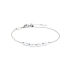 Bracciale Marlù catena cross con perle ovali