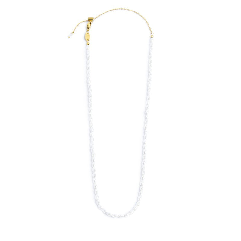 Collana Marlù catena con perle ovali