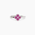 Anello Mabina donna con fiore rosa